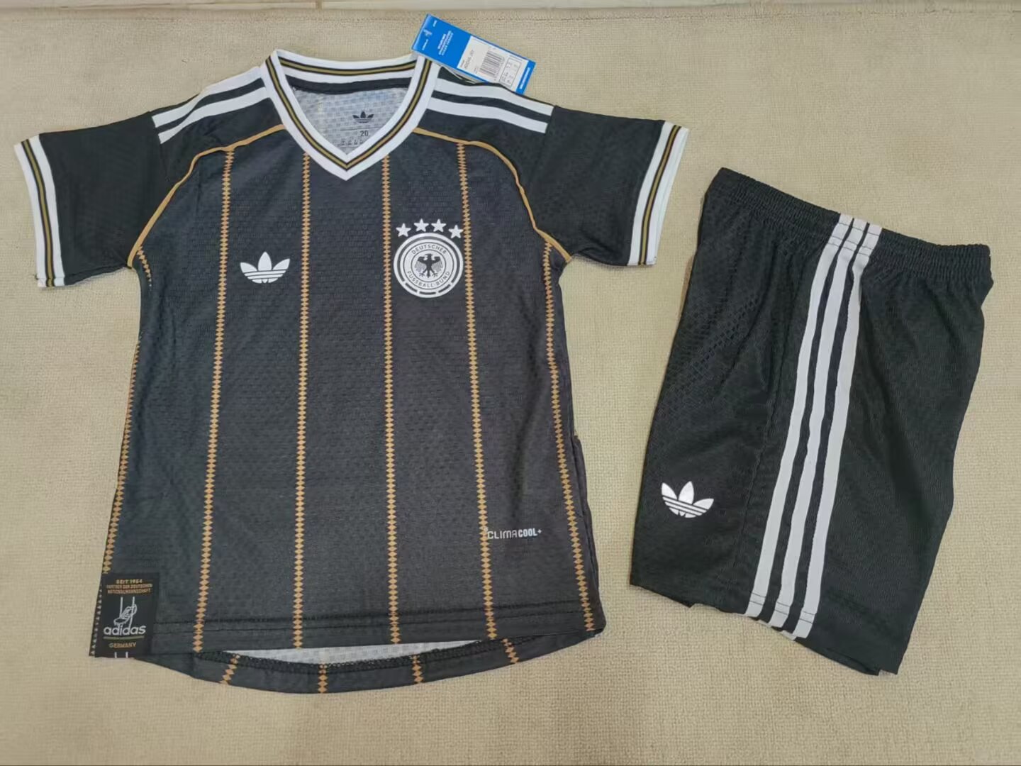 Kids-Germany 2026 Third Black/Yellow Soccer Jersey(Player)
